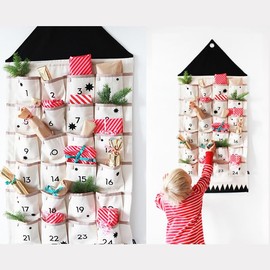 Christmas Advent Calendar Countdown to Christmas Calendar Hanging Advent Calendar for Kids Christmas Decorations