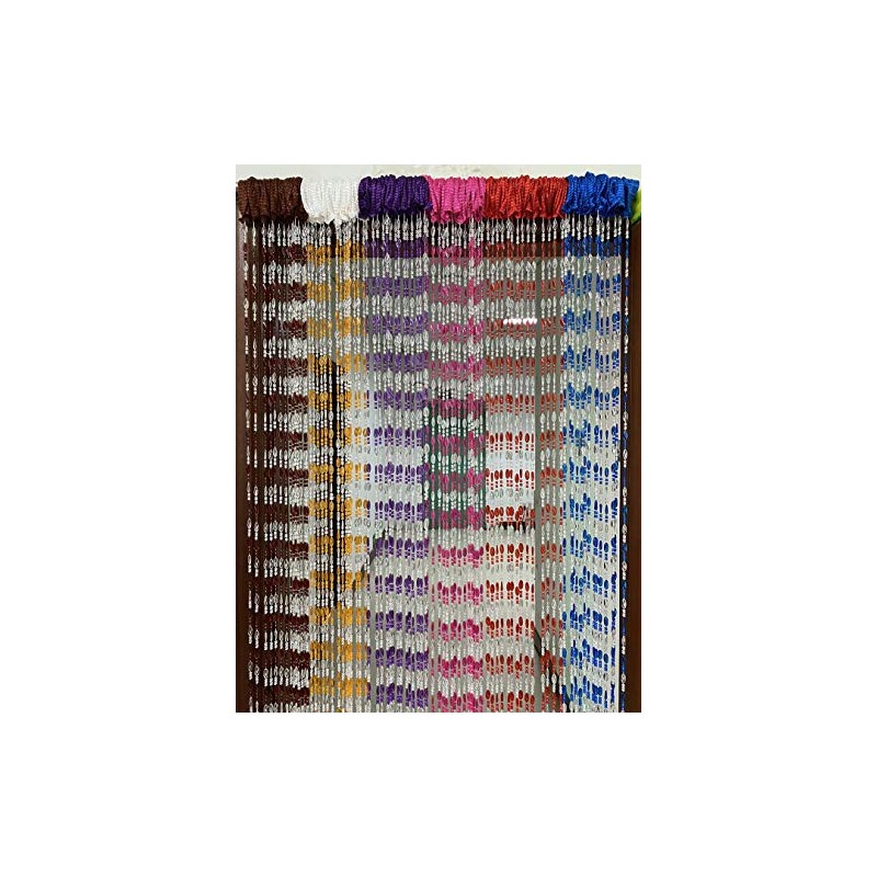 ZiDeTang Acrylic Beaded Door Curtain Décor Tassel Room Divider Curtain