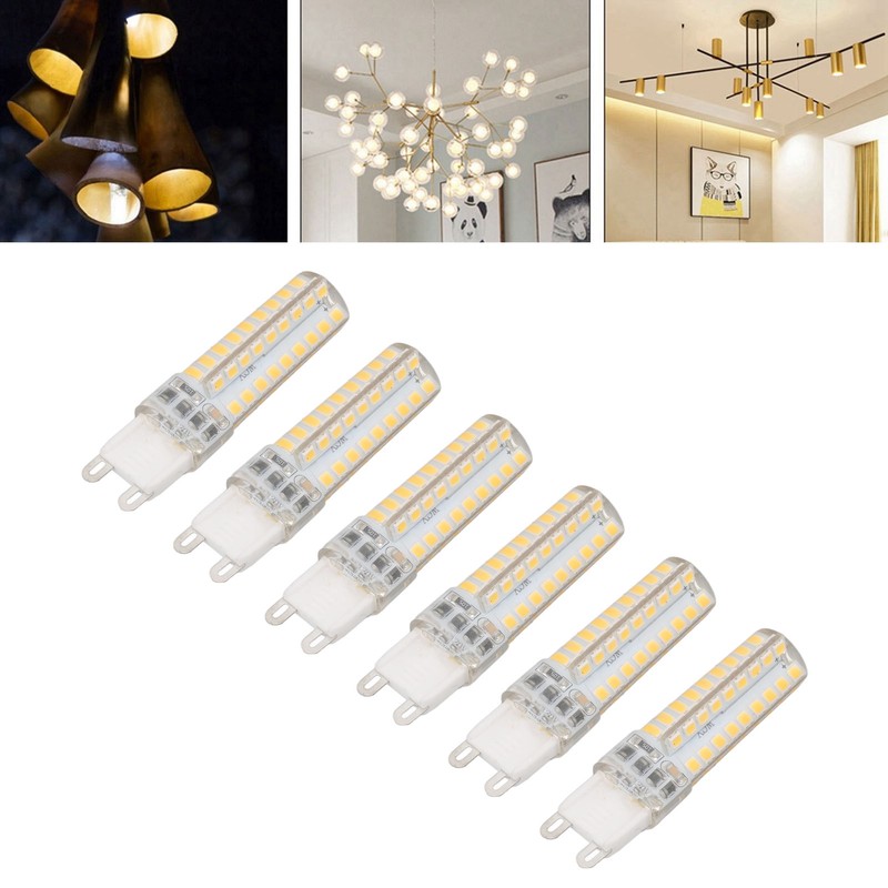 6PCS G9 LED Bulb Dimmable 3W 270LM 72LEDs G9 Bulb