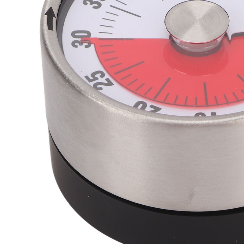 Visual Timer Multifunctional Retro Round Mechanical Visual Timer for Kitchen