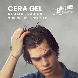 Cera Gel Para Cabello Fijación Fuerte, Aspecto Húmedo, Larga Duración 230g - Libre de Parabenos y Residuos, Aporta Brillo y Acondiciona