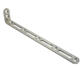 DAIDOHANT 65848 DH Reinforced Hardware for Perfect Support, L-Shape F35 S [Stainless Steel SUS304] (1 Piece)