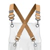 Rockible Transparent Waterproof TPU Apron - Unisex Adjustable Bib Apron