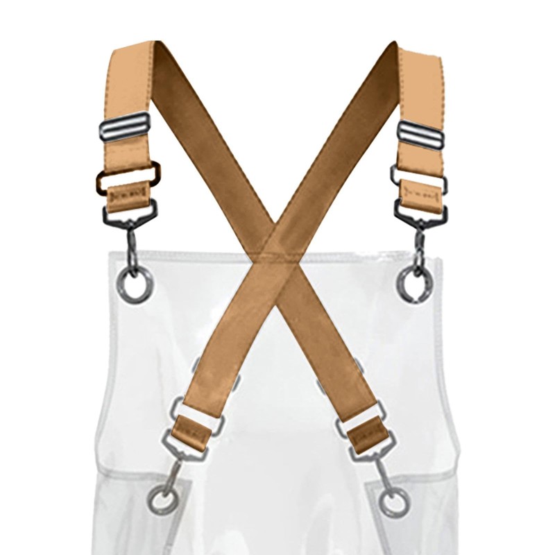 Rockible Transparent Waterproof TPU Apron - Unisex Adjustable Bib Apron