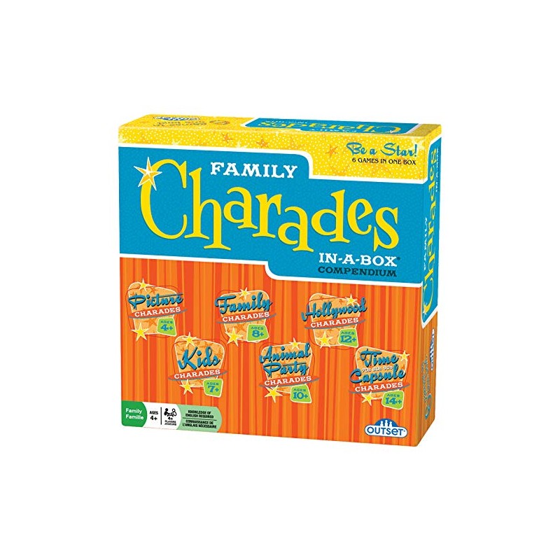 Outset Media Family Charades in-A-Box Compendium