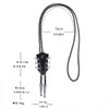 GelConnie Mens Native Western Cowboy Bolo Tie Country Music Guitar