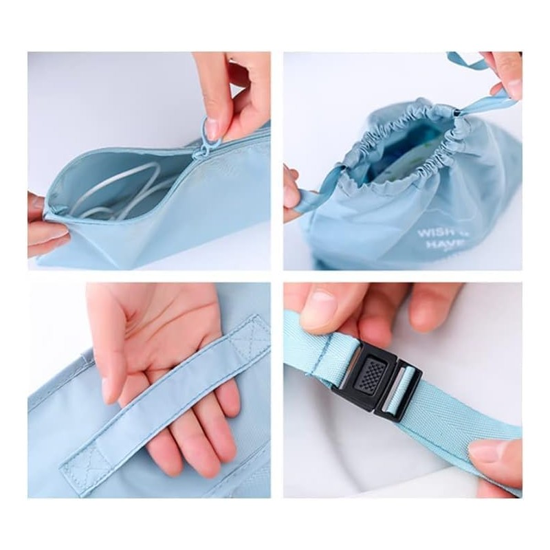 Travel Pouch, Set of 7, Packing Pouch, Arrangement Case Luggage