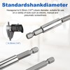 Rocaris 50 Pack Strong Magnetic Drill Bit Extension Holder, 1/4"