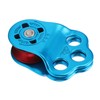 Rock Climbing Pulley 3 Holes Single Pulley Climbing Bearing for