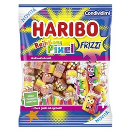 Haribo Rainbow Pixel Gummy Candy 160g