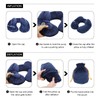 PATIKIL Automatic Inflatable Pillow, 2 Pcs Soft Flash Travel Neck