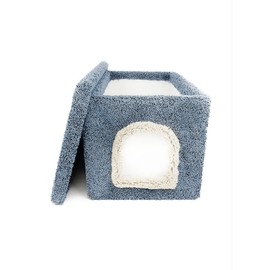 New Cat Condos Premier Litter Box Enclosure, Blue