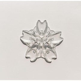 Sakura 3D Snowboard Stomp Pad – Cute Anti-Slip Snowboard Foot Grip for Better Control, Unique Sakura Flower Shape (Transparent, Large)