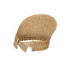 Sterntaler Unisex Children's Sun Shield Straw Children's Hat, sand