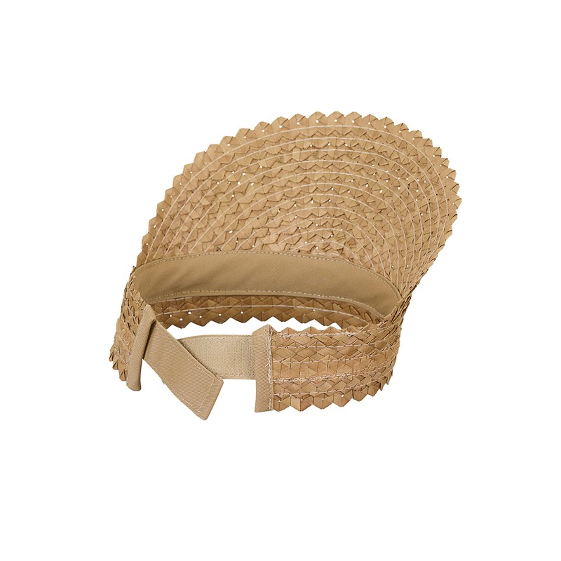 Sterntaler Unisex Children's Sun Shield Straw Children's Hat, sand