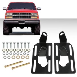 GRAND ORANGE Adjustable Conversion Engine Motor Mounts Compatible with All Chevy LS Series Engines 1997-2014/Fit 1973-1987 “Square Body Chevy / GMC 2WD 4WD Full Size C/K Trucks