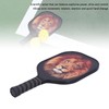 LEIJIAER Pickleball Paddle Set Carbon Fiber Face Racket with 2Pcs