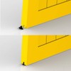 Black Coated Plastic Barn Door Floor Guide Barn Door Hardware