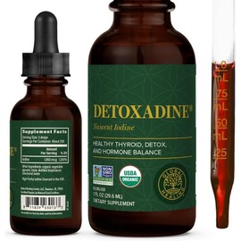 Global Healing Detoxadine Nascent Iodine Liquid Nutrient 200 servings Iodine 1950mcg, 3 units, 29.6ml / 글로벌힐링 디톡사딘 나센트 요오드 액상 영양제 200회분 아이오딘 1950mcg, 3개, 29.6ml