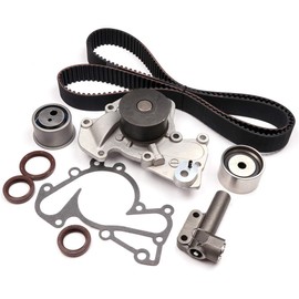 ROADFAR Engine Timing Belt Kit with Water Pump Replacement 2001-2006 For Hyundai Santa Fe,1999-2005 For Hyundai Sonata,2003-2008 For Hyundai Tiburon,2005-2009 For Hyundai Tucson