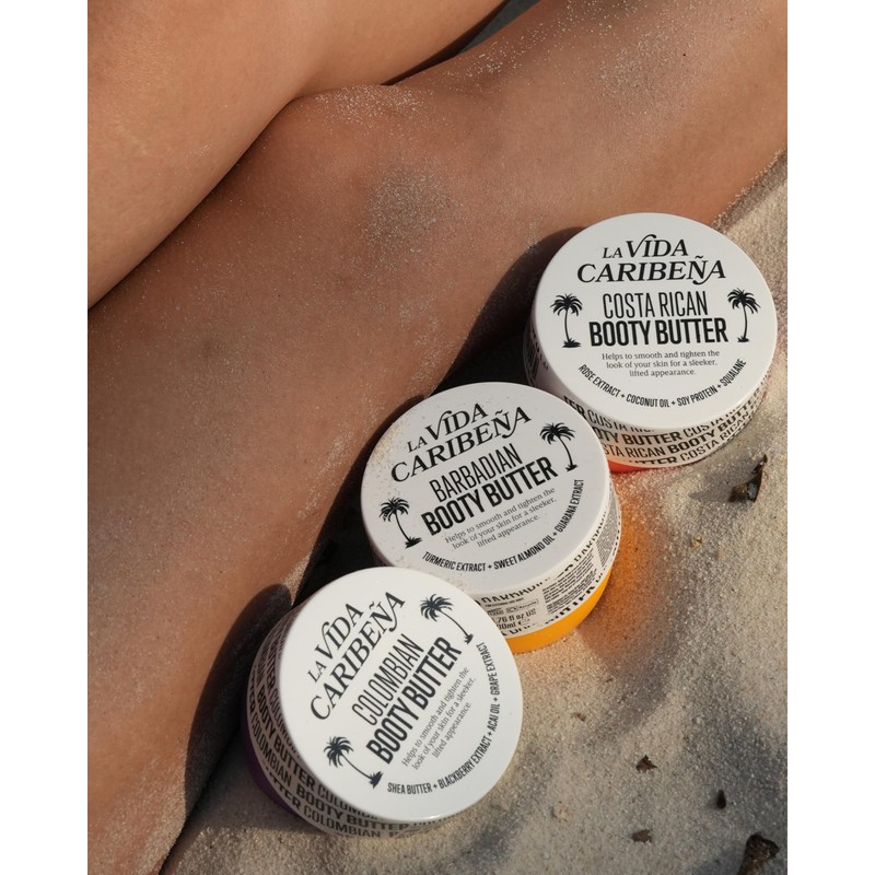 La Vida Caribena Costa Rican Booty Butter, Skin Smoothing Body