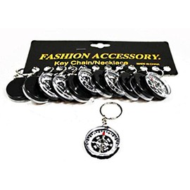 1 KEY FOB BLACK COMPASS MODE 3.5 CM