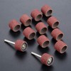 100 PCs Sanding Bands 80 Grit Drums Sleeves for DREMEL