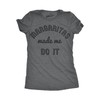 Margaritas Made Me Do It Funny Drinking Mardi Gras T Shirt for Woman Funny T Shirts Cinco De Mayo Tops for Women Cool Drinking Top Women's Novelty Tees Dark Grey M
