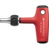 PB SWISS TOOLS 1255.MR-80 T-Type Cross Handle Ratchet Screwdriver for C6/E6 Series 1/4HEX Bits
