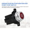 LEETUTA Engine Push Button Ignition Key Start Stop Switch 35881-T0A-G02