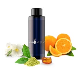 Amber Oasis: Inspired by The Delano® - Aromely Hotel Collection Diffuser Oil Scent - Fragrance Inspired by 5-Star Hotels - Luxurious Scent of Green Tea, Orange, Lemon Zest, Amber, and Musk (50ml)