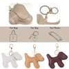 Wei Tech Dog Keychain - Cute Puppy Dog Pendant PU
