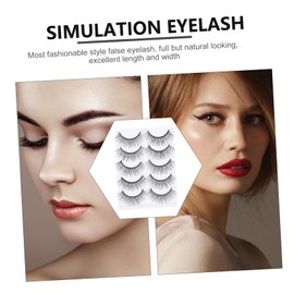 Baluue 10pairs Multi-layer Handmade Dense Eyelashes for Natural Look Soft and Comfortable Strip Lashes for Everyday Wear and Special Occasions