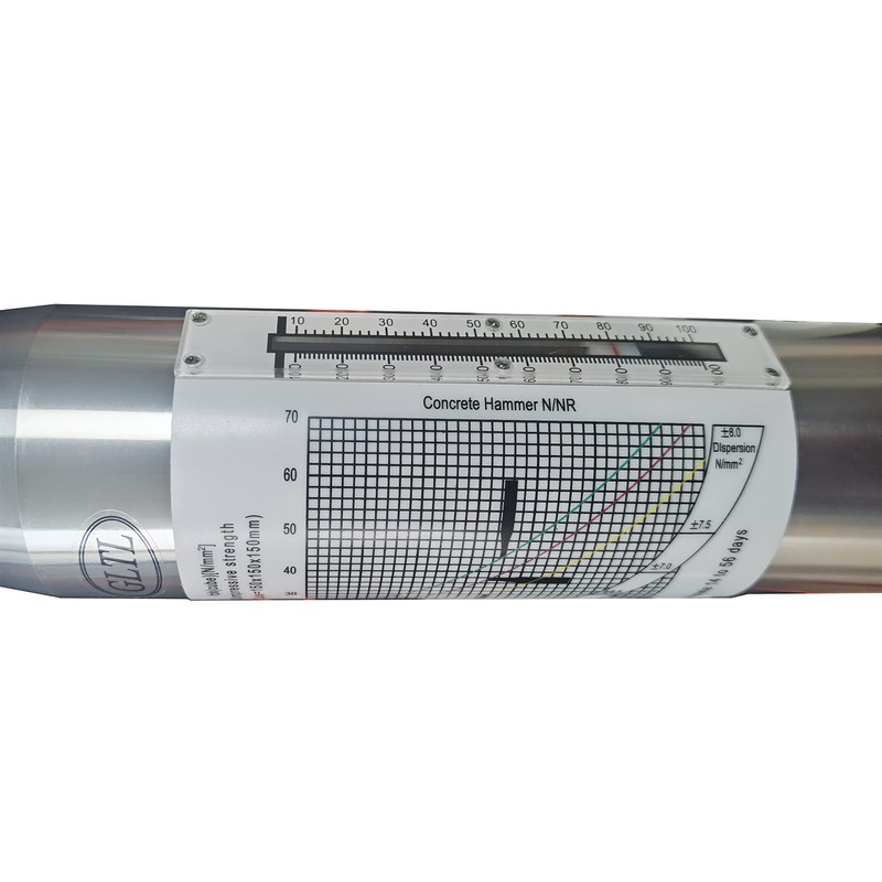 GLTL Professional Rebound Hammer - Concrete Strength Tester with 10-60