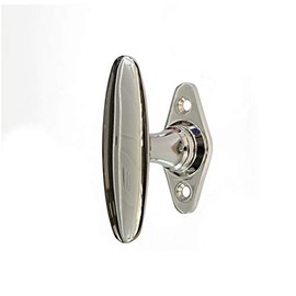 Antikas - Window olive brass nickel-plated shiny - window handle - 8.3 x 5.0 cm.