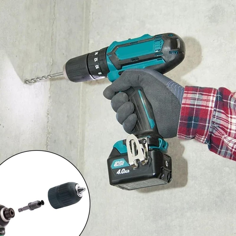 yotutun Drill Chuck Adapter, Keyless Drill Chuck with SDS Socket,