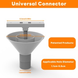 Yumcute 10ft Air Conditioner Drain Hose, Universal AC Drain Hose Drain Pipe Replacement with Hose Connector and Clamp for Mini-Split Unit and Window Air Conditioner Unit Parts - Buckle