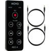 Movo REC-4 Wired Remote Control for Zoom H2n, H4n Pro,