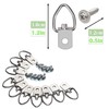 Ansoon Double-Headed Bear Claw Wall Picture Hooks, 4-in-1 Picture Drywall