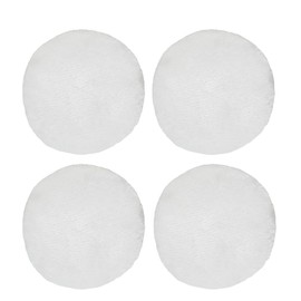 125 mm Lambswool Hood, 4 Pieces Pad Polishing Hood Polishing Set for Polishing Machine, Wool Hood Polishing Pad Wool Pad Polishing Fur Wool Buffer Polishing Covers Lambskin for Car Polishing Machines,