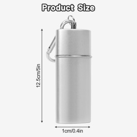 Pocket Ashtray for On the Go Travel Ashtray Mini Portable Ashtray for On the Go Odour-Proof with Lid Ashtray to Go Pocket Ashtray Odour-Proof (Silver)