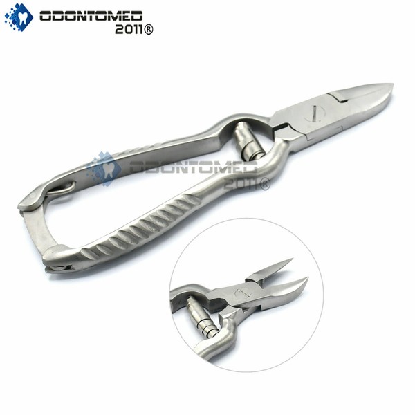 ODONTOMED2011 ODM TOE NAIL CLIPPER CUTTER SURGICAL BARREL SPRING STEEL
