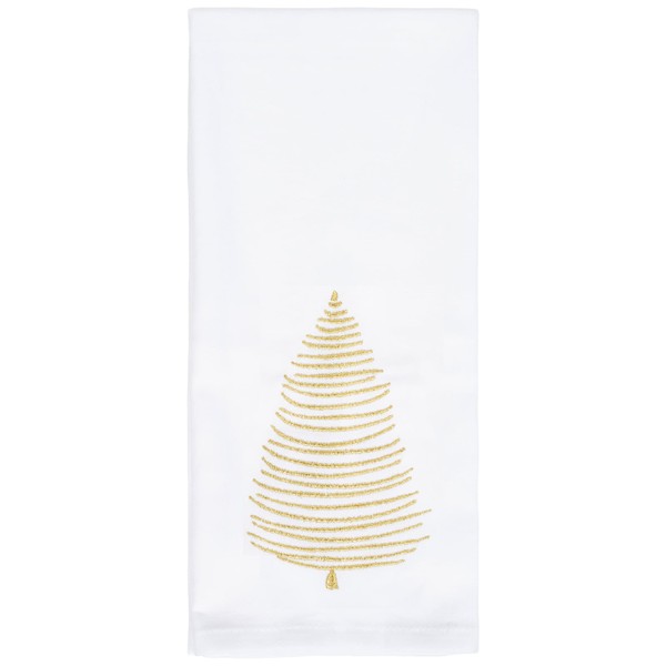 Mary Square Golden Brushed Tree 18 x 26 All Cotton
