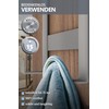 4smile Door Coat Rack for Hanging - Grey Door Hooks