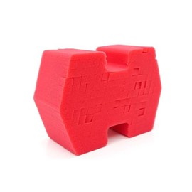 Optimum Big Red Sponge 2.0 - Mejor agarre y acceso a espacios reducidos, segura para todo tipo de pintura, uso para lavado de autos sin enjuague y jab