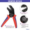 Gazoe Solar PV Cable Crimping Tool for Solar Wire Connectors,