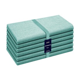 Cottoniva Cloth Napkins - Set of 6 Napkins, 100% Cotton, 46 x 46 cm, Soft, Durable and Reusable - Perfect for Dinners, Weddings, Parties and Everyday Napkins Teal