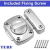 TERF® Heavy Duty Polished Chrome Super Rotate Bolts Door Gate