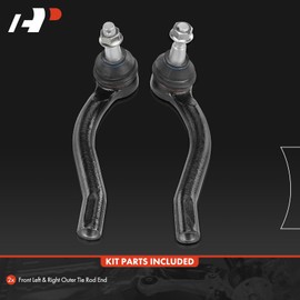 A-Premium 2 x Front Outer Tie Rod Ends, Compatible with Infiniti & Nissan - 2006-2020 - Q50 G25 G35 G35 QX50 Q60 G37 M35 M35h M37 M45 M56 Q70 Q70L Q40 EX35 370Z