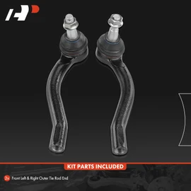 A-Premium 2 x Front Outer Tie Rod Ends, Compatible with Infiniti & Nissan - 2006-2020 - Q50 G25 G35 G35 QX50 Q60 G37 M35 M35h M37 M45 M56 Q70 Q70L Q40 EX35 370Z